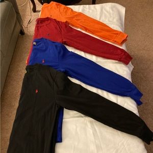 Polo Ralph Lauren Gently and Barely Used Long Sleeved Polo T-Shirts. XL (18/20)